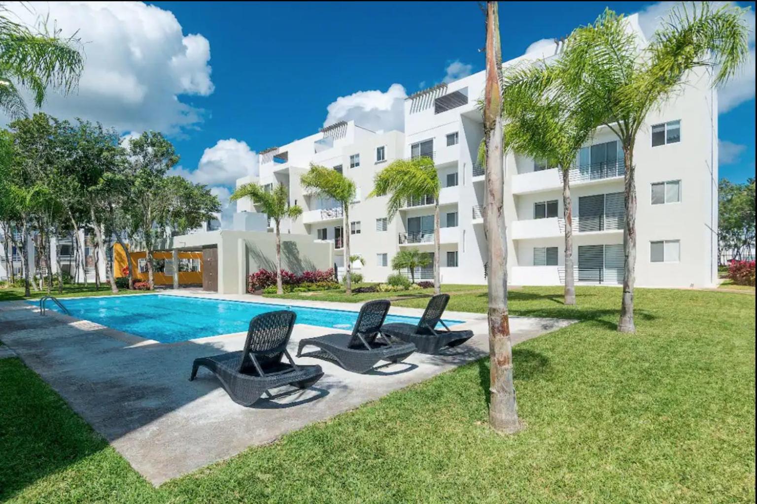 Apartamento Kuxaan Cielo Departamento Con Rooftop Terraza Privada Cerca De La Playa *